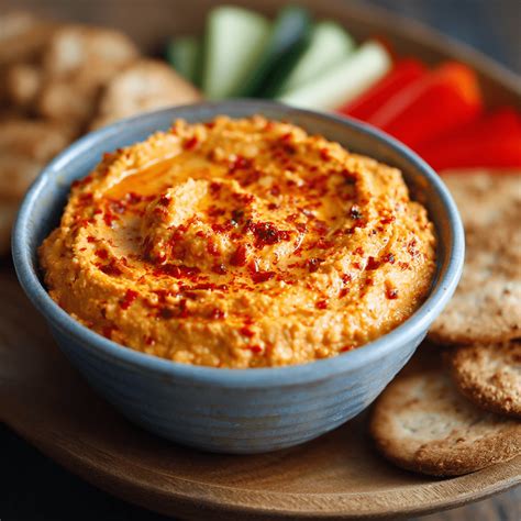 Roasted Red Pepper Hummus : A Smoky, Crowd-Pleasing Super Bowl Dip ...