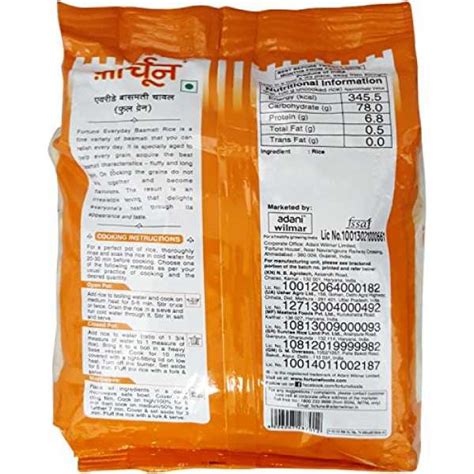 Fortune Basmati Rice - Full Grain, 1kg Pack Price in India, Specs ...