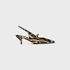 CELINE JUDY MARY JANE SLINGBACK IN PRINTED LEOPARD PATENT CALFSKIN ...