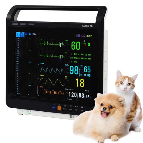 10 4 Inch Screen Veterinary Patient Monitor Multiparametric Signos ...