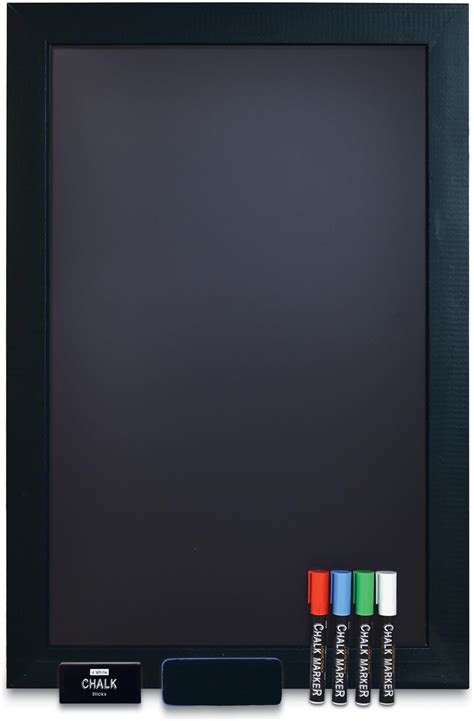 Amazon.com : Magnetic Wall Chalkboard, Extra Large Size 20" x 30", Wood ...