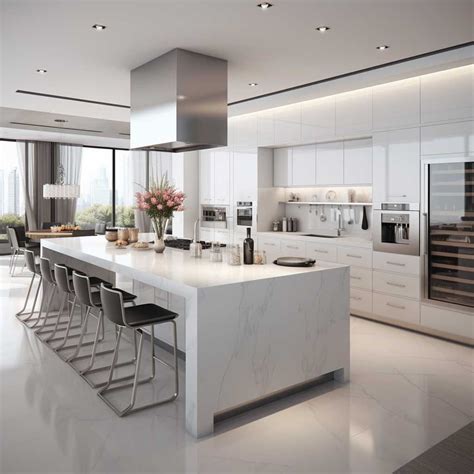 20+ Bright and Beautiful Modern White Kitchen Design Inspirations