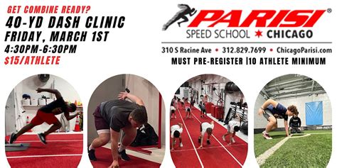 40 Yard Dash Clinic: Science of 1st Step, POW! Gym Chicago, 1 March ...