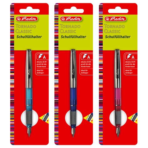 Herlitz Tornado Classic Turquoise Fountain Pen 10118412TQ | EU ...