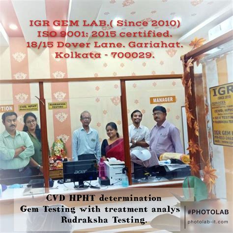 Contact IGR for Diamond Testing, Gems and Jewellery Testing in India