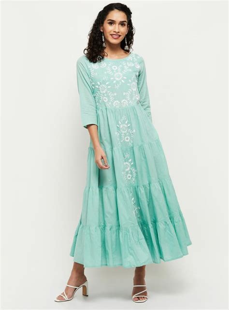 Buy MAX Women Chikankari Dress Online at just Rs. 1899.0 ...