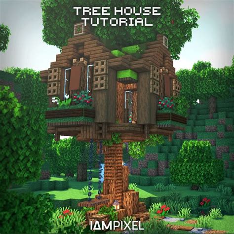 Image result for Minecraft Treehouse Tutorial