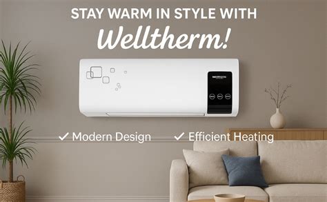 WelTherm Wall Heater WM-Scorcher | 1000/2000 Watts | Digital LED ...