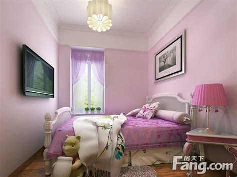 儿童粉色房间装修图片 – 设计本装修效果图