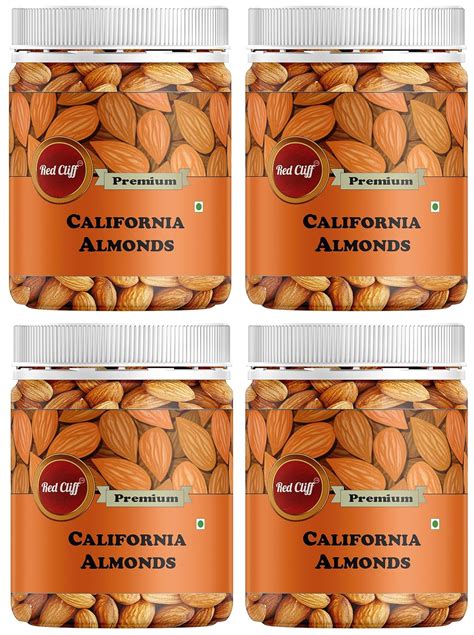 Red Cliff Pure California Almonds Whole | Premium Badam Giri | Combo ...
