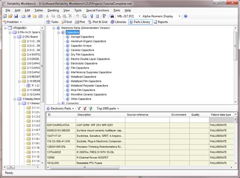 Reliability Workbench 的图像结果