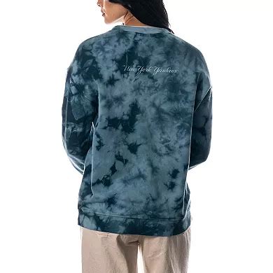 Women's The Wild Collective Blue New York Yankees Overdyed Pullover ...