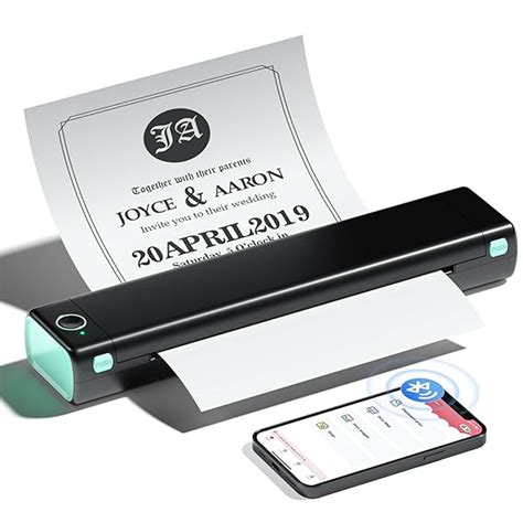 Phomemo M08F Wireless Thermal Portable Printer, A4, Smartphone & PC ...