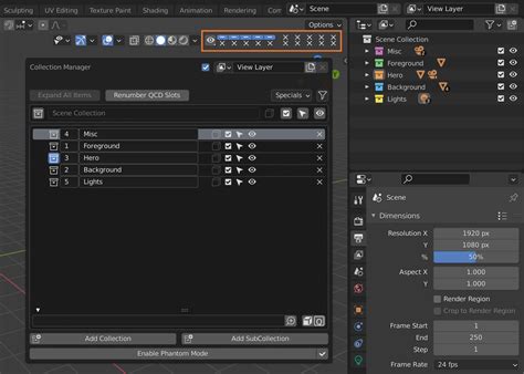 Image result for Blender Tutorials How to Use Collections and Scenes