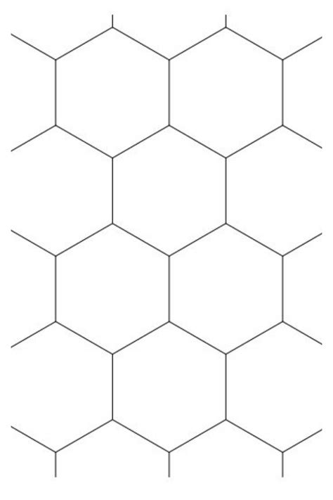 Image result for Hexagonal Graph Paper Template