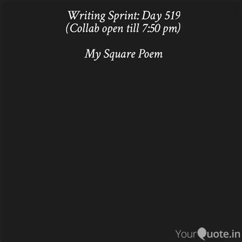 Writing Sprint: Day 519 (... | Quotes & Writings by YourQuote Baba ...