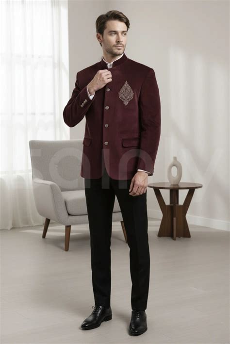 Men’s Royal Jodhpuri Suit For Wedding At Sainly – SAINLY INDIA