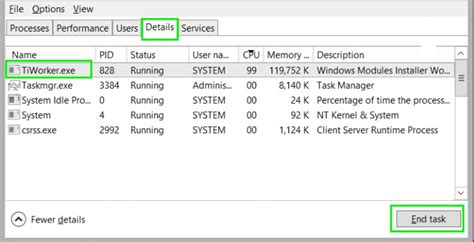 Image result for Tiworker.exe Windows Modules Installer Worker Disk Space