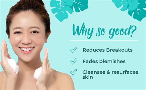 Pilgrim Korean 1.5% Salicylic(Bha) & 2% Glycolic Acid(Aha) Foaming Face ...