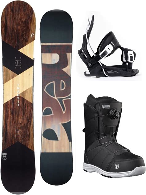 Buy 2023 Men's Head Transit 159 Wide Snowboard Package Flow Bindings ...