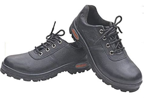SAFETY MALL Galista Force-111 Low Ankle Light Weight Leather Safety ...