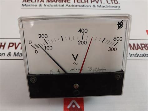 Toyo Keiki Acf-12N Volt Meter 0-600 V – Aeliya Marine Tech