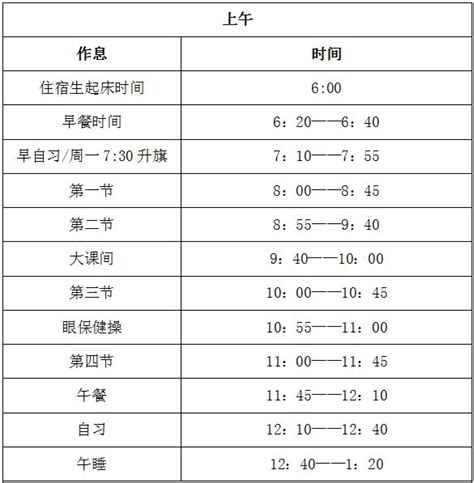 青岛超银中学作息时间表（含各校区及高中部作息时间）_小升初网