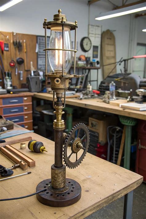 16+ Unique Steampunk Lamp Ideas to Illuminate Your Home