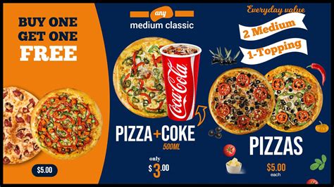 Pizza Menu Boards | Lira Screen