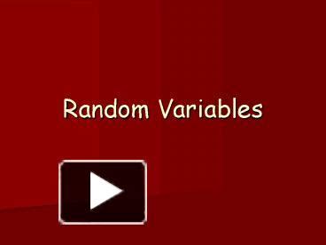 Image result for Random Variable PPT Free Download