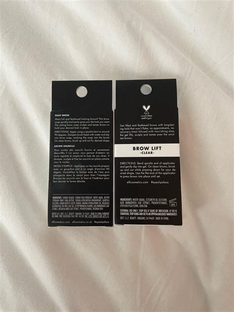 What is the difference between Soap Brow and Brow Lift by Elf? : r ...