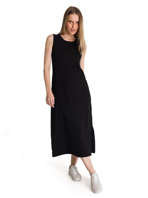 Caterpillar - Vestido Mujer Rib Tank Negro CAT | Ofertitas