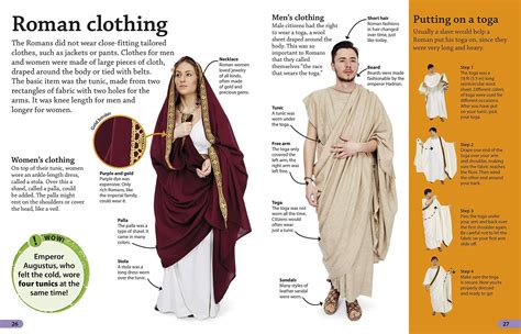 DKfindout! Ancient Rome | Roman clothes, Ancient roman clothing, Roman ...