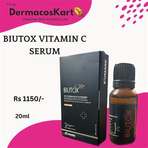 Biutox Vitamin C 20+ and Vitamin E serum