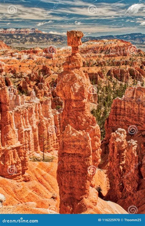 Thor`s Hammer in Bryce Canyon National Park Stock Photo - Image of ...