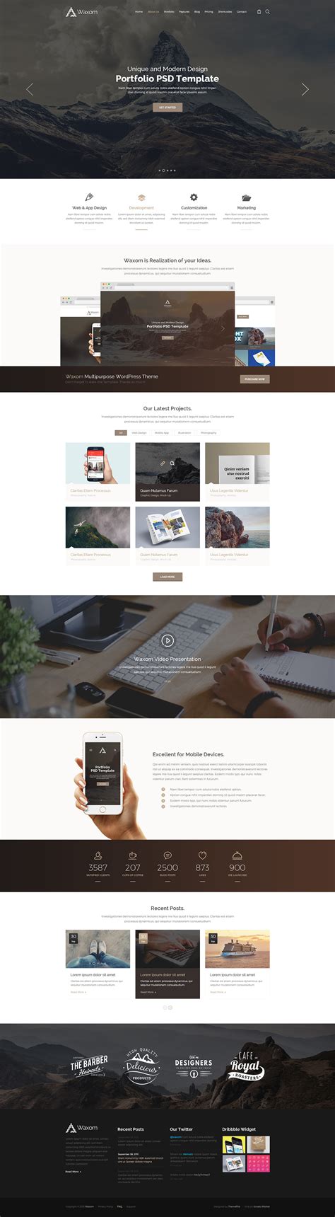 Dribbble - template.jpg by themefire