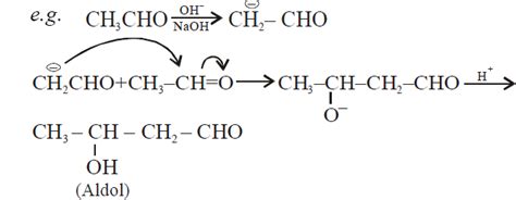The intermediate formed in aldol condensation is