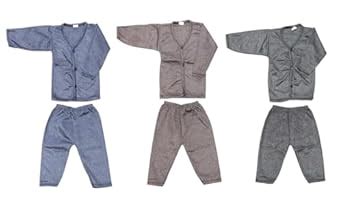 Buy MIKONIKO Baby Boy's & Girl's Thermal Top and Pyjama Set - Front ...