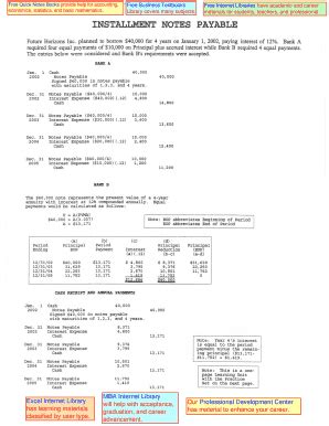 Image result for Note Payable Journal Entry