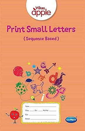 Buy Navneet Apple Print Small Letters SR.K.G. |English| Pre School Book ...