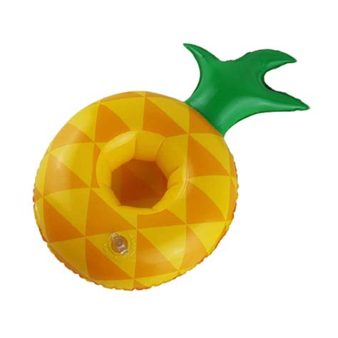 NYRWANA Inflatable Pineapple Shape Drink Holders, Inflatable Pool ...