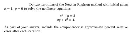 Image result for Newton-Raphson Method Two Equations