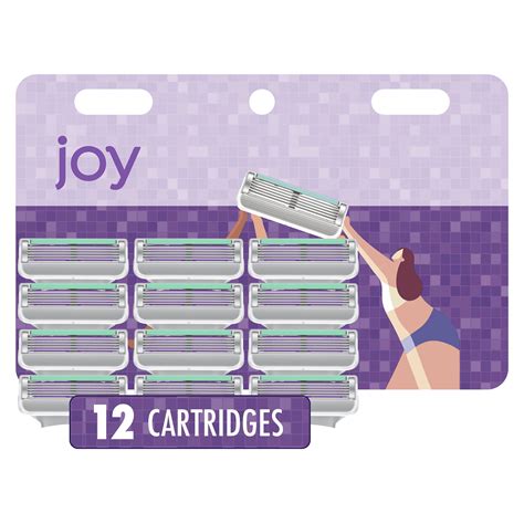 Joy Five-Bladed Women's Razor Blade Refills, 12 Count - Walmart.com