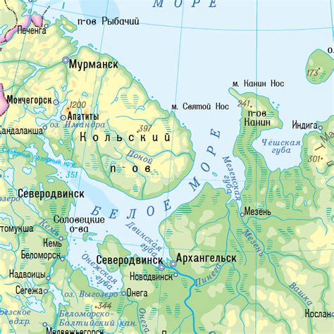 Белое море, его расположение и характеристики: список, описание, фото ...