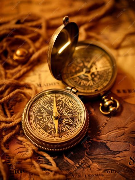 Premium Photo | Compass navigational compass travel compass lost compass
