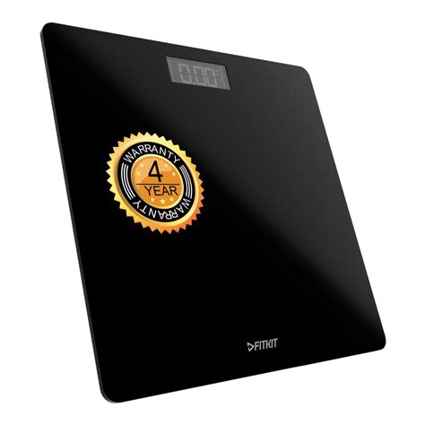 Fitkit by Cult, Digital Body Weight Machine, Tempered Glass, LCD ...