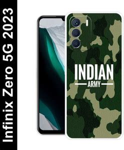itrusto Back Cover for Infinix Zero 5G 2023, X6815D indian army Back ...