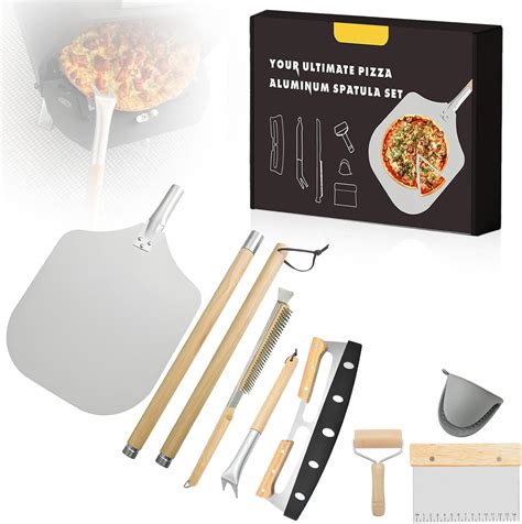 Amazon.com : 7PCS Pizza Oven Accessories Kit – Premium Pizza Making ...