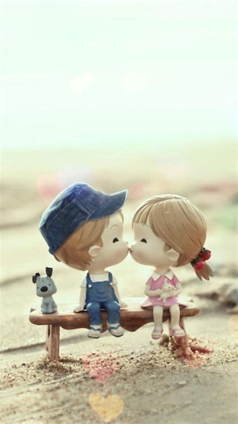 [100+] Cute Couple Cartoon Wallpapers | Wallpapers.com