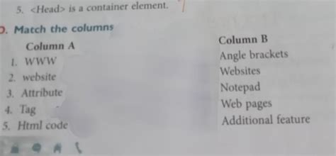 matching. answer quickly - Brainly.in